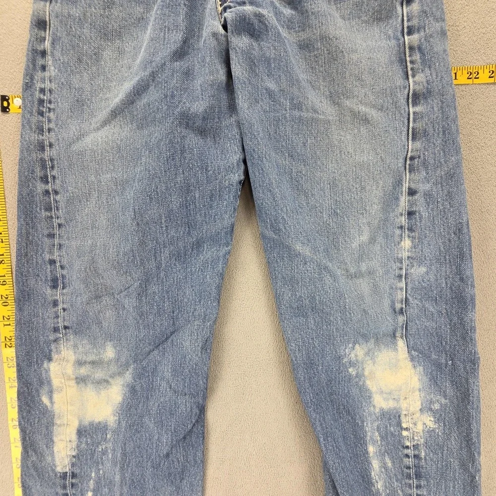 Vintage Levis Engineered Jeans Mens Blue Twisted Button Fly Med Wash Fits 28x32